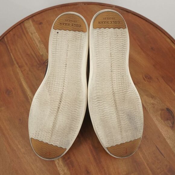 Cole Haan Mens Reagan Grand Sneakers Shoes Blue Leather Lace Up Size 11M - Picture 10 of 11